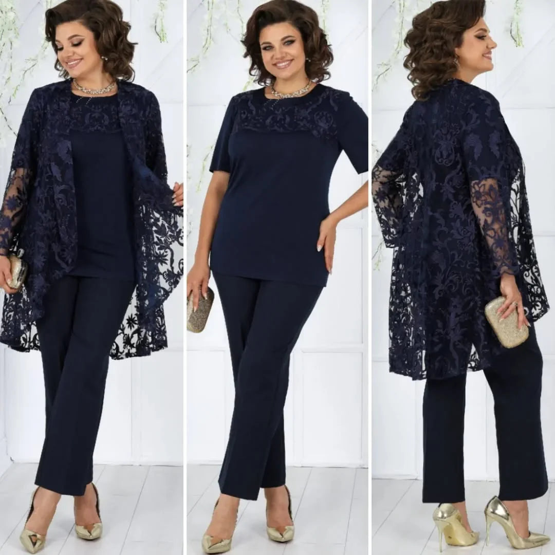 Fem™ - Elegant Lace Set - 3 Pieces