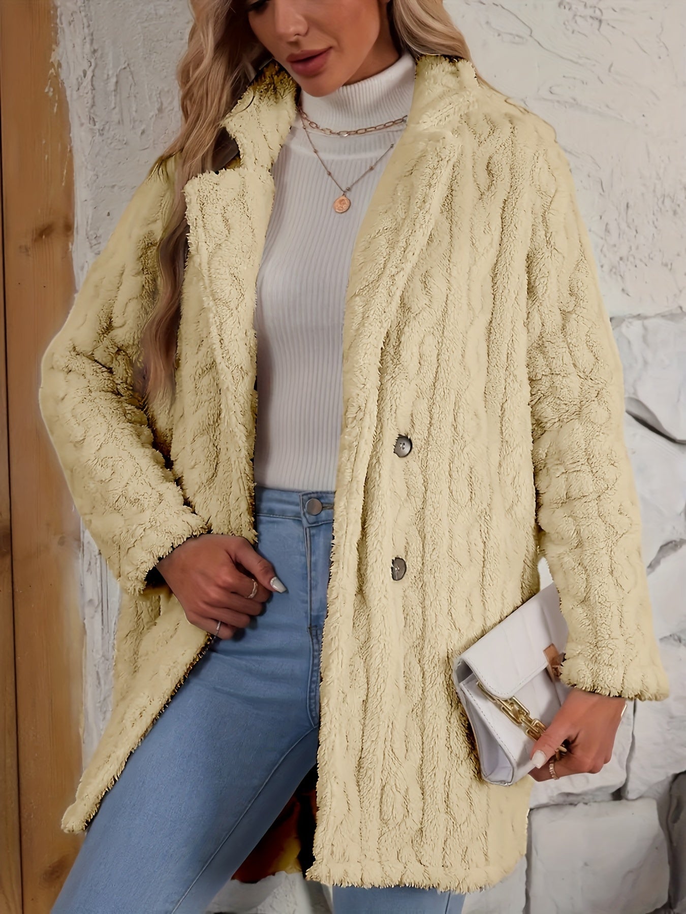 Léa™ - Women's Faux Fur Coat