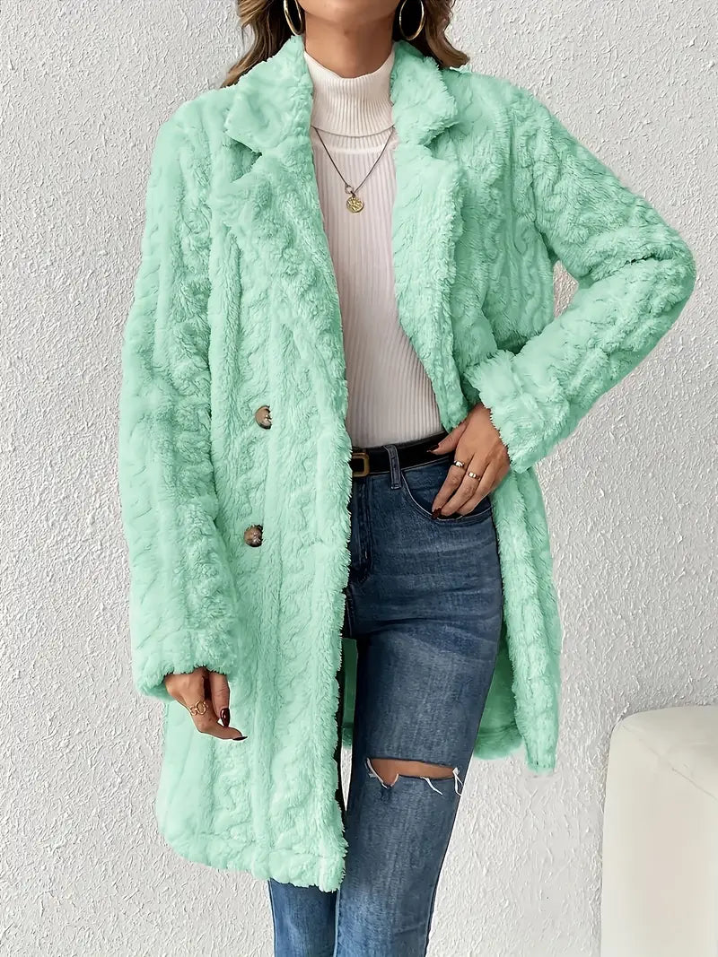 Léa™ - Women's Faux Fur Coat