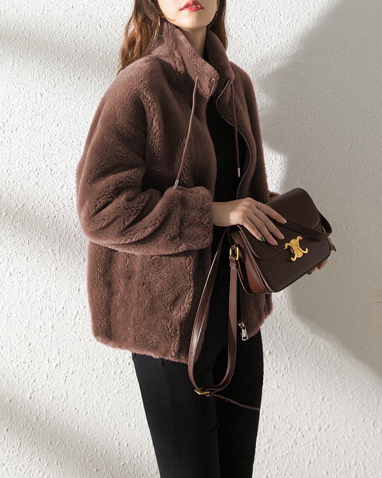 Lune™ - Quilted Stand-Up Collar Coat