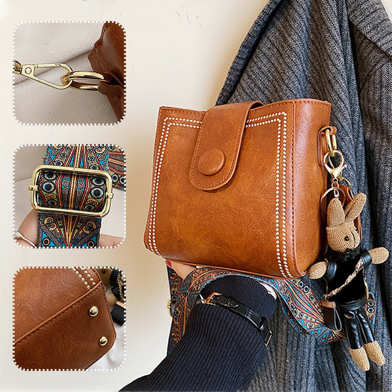 Marguerite™ - Women's Retro Soft PU Square Bag