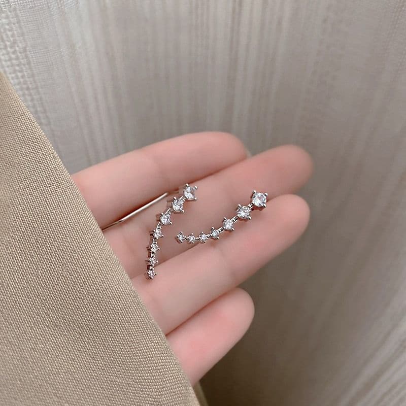 Océane™ - Seven sparkling stars earrings