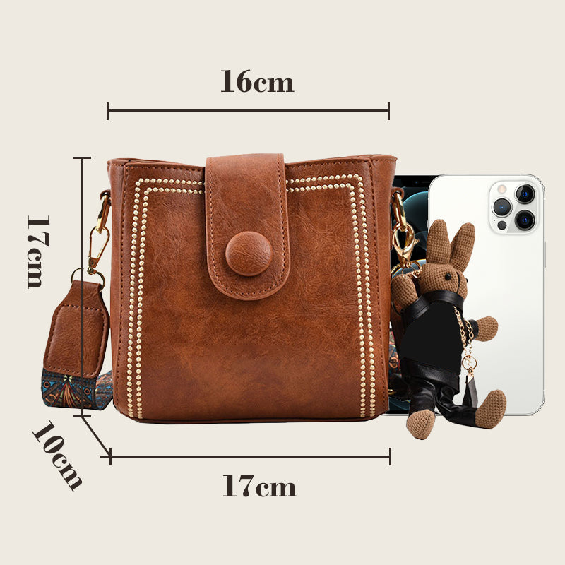 Marguerite™ - Women's Retro Soft PU Square Bag