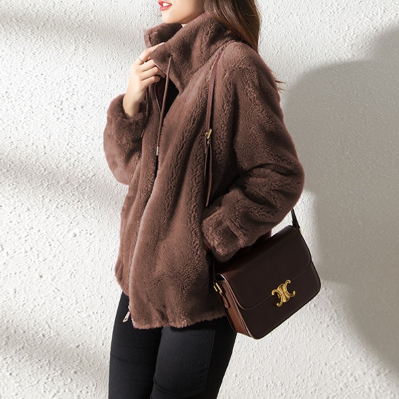 Lune™ - Quilted Stand-Up Collar Coat
