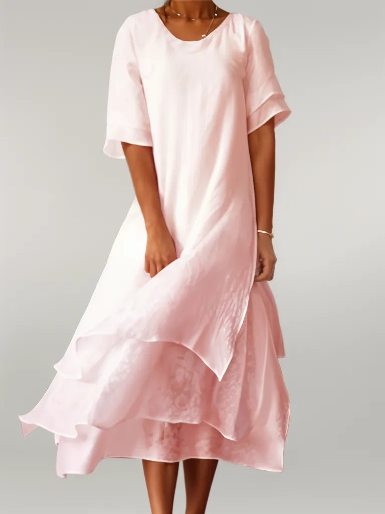 Lyana™ - Elegant Long Cotton Dress