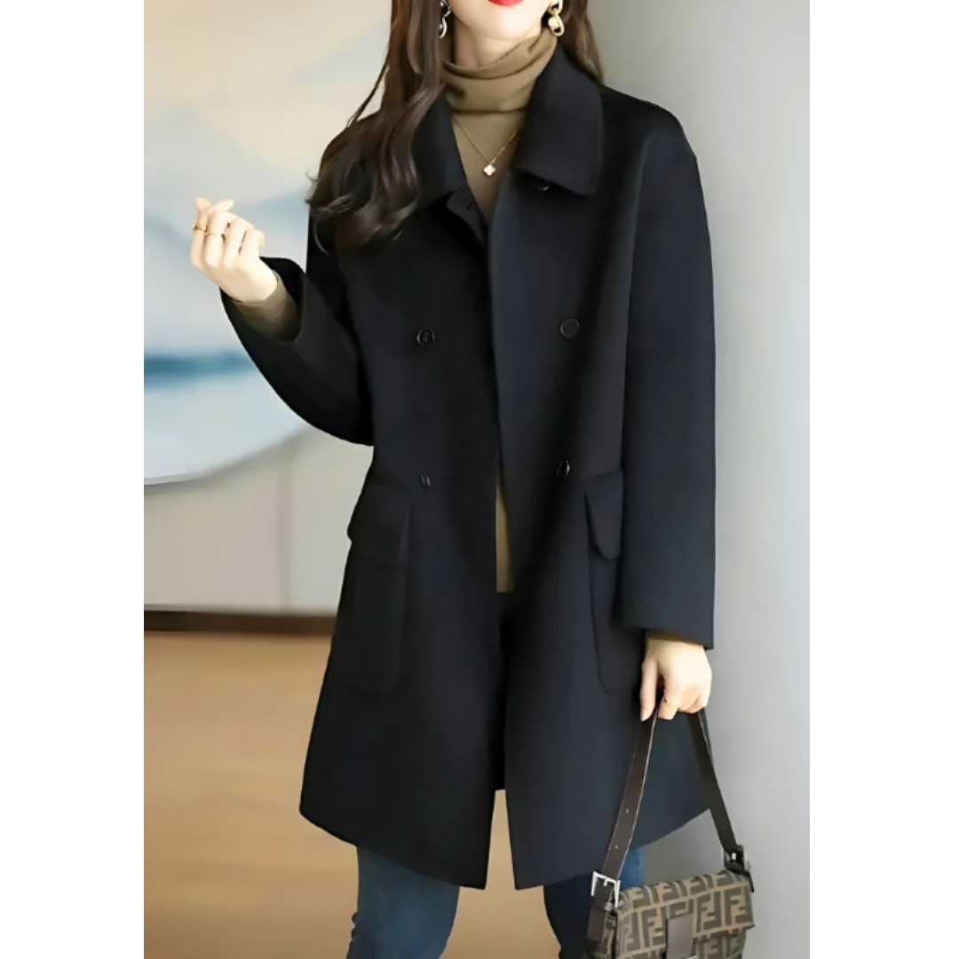 Marie™ - Elegant and Modern Long Coat