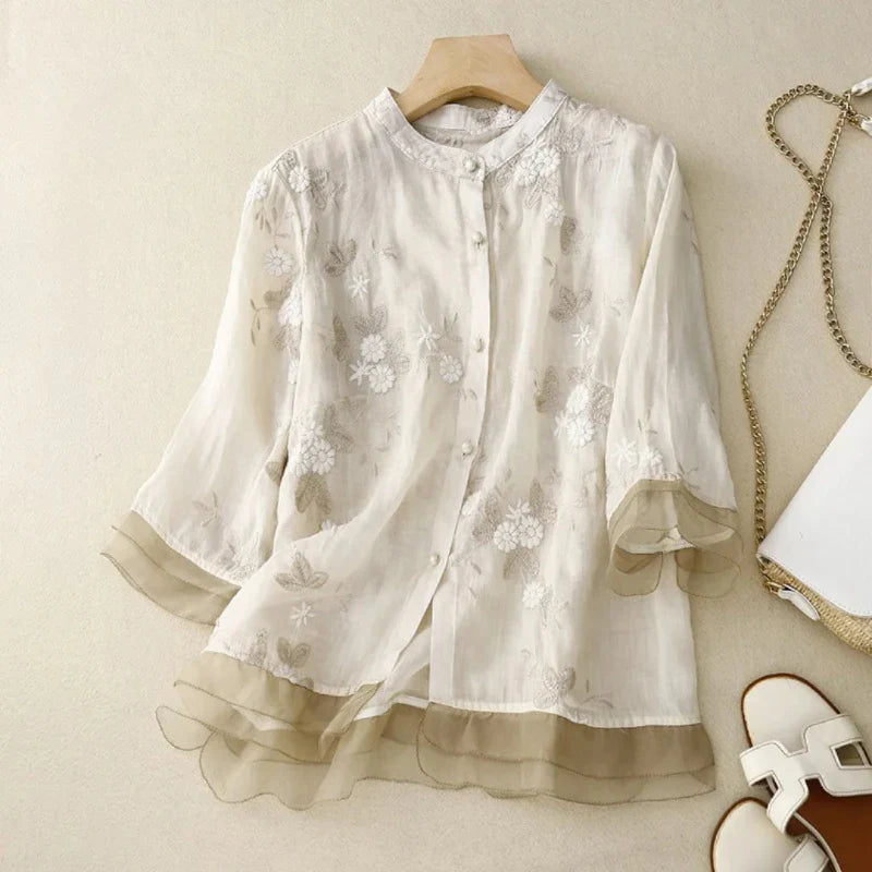 Lauri™ - Embroidered Blouse