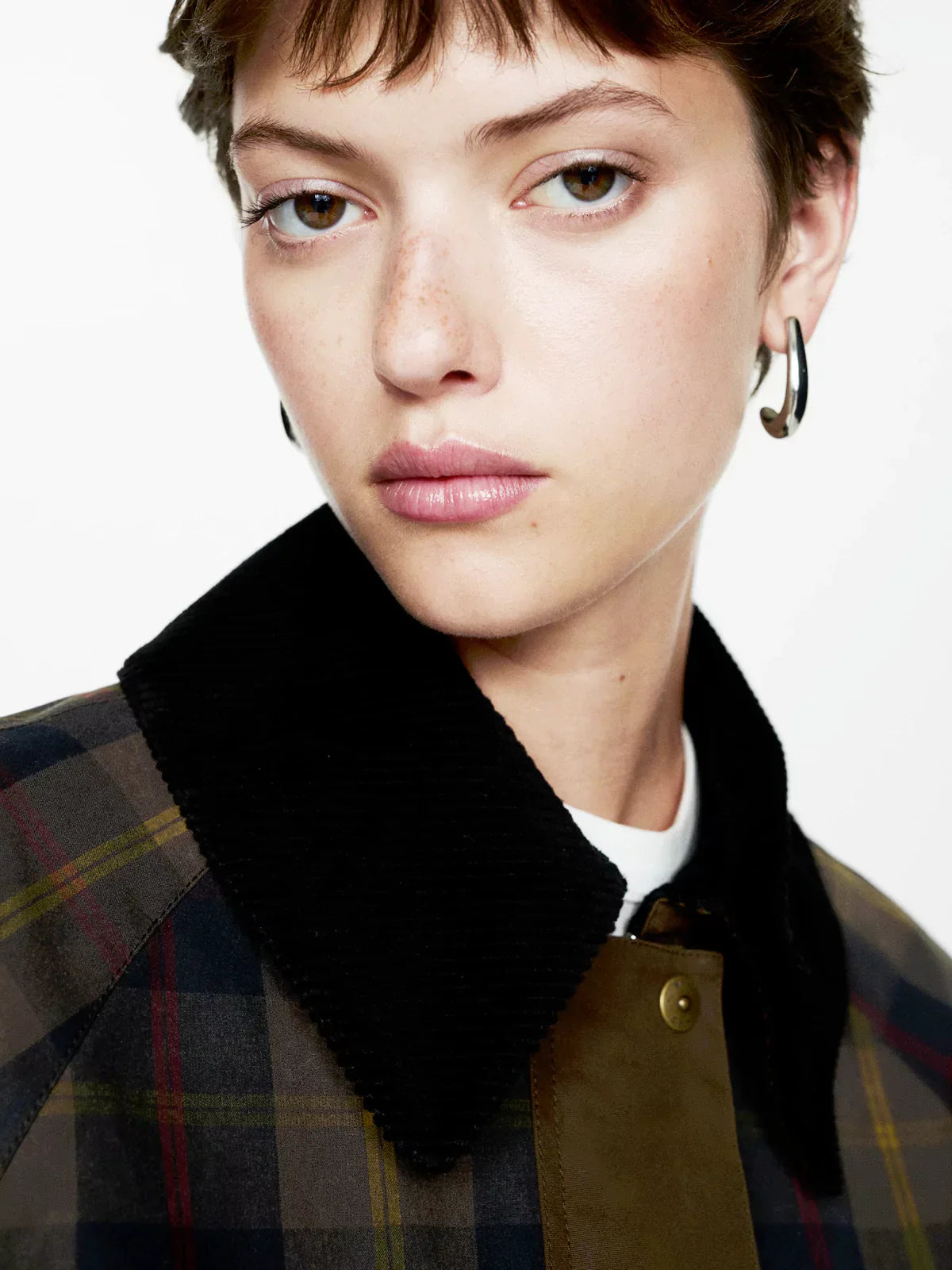 Jolijn™ - Women's Checked Straight Jacket