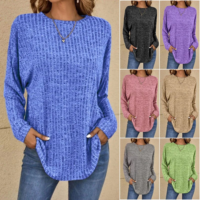 Jolene™ - Women's Casual Long Sleeve Sweater