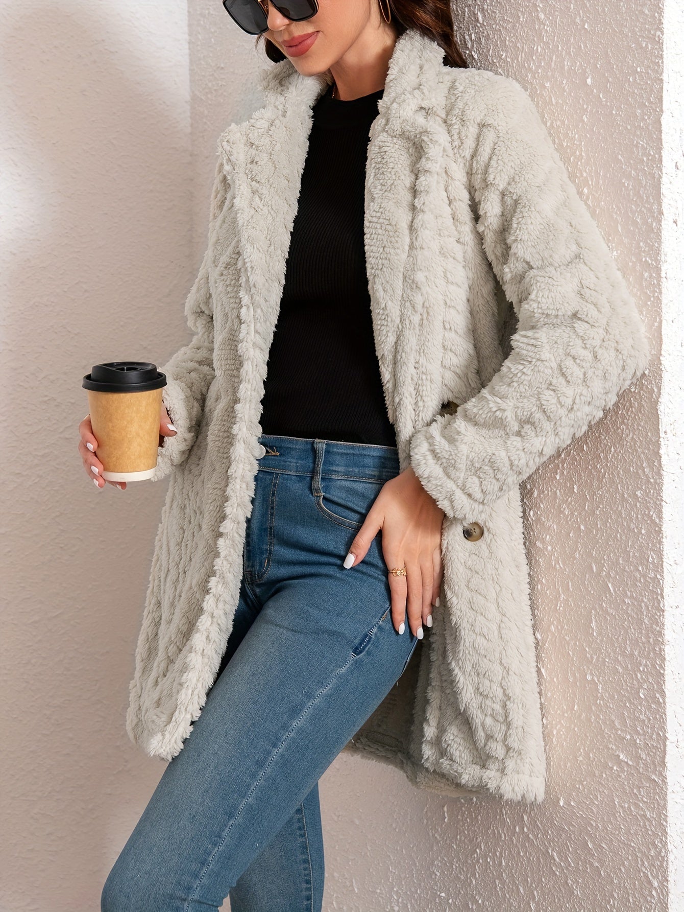 Léa™ - Women's Faux Fur Coat