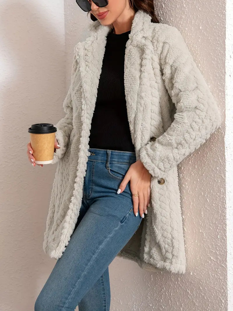 Léa™ - Women's Faux Fur Coat