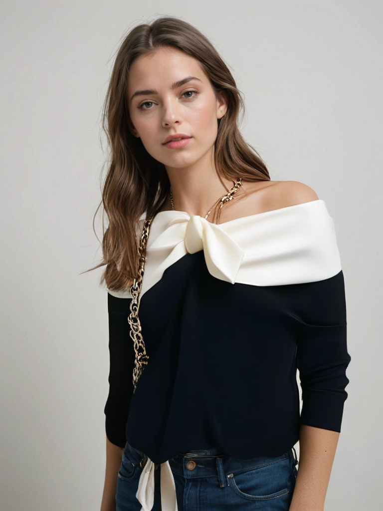 Noémie™ - Unique top with knot effect