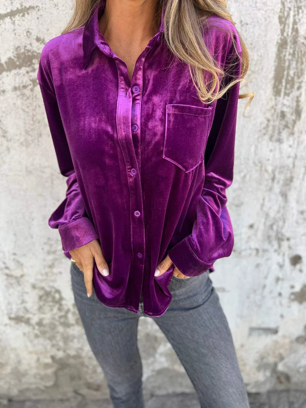 Fleur™ - Velvet Shirt