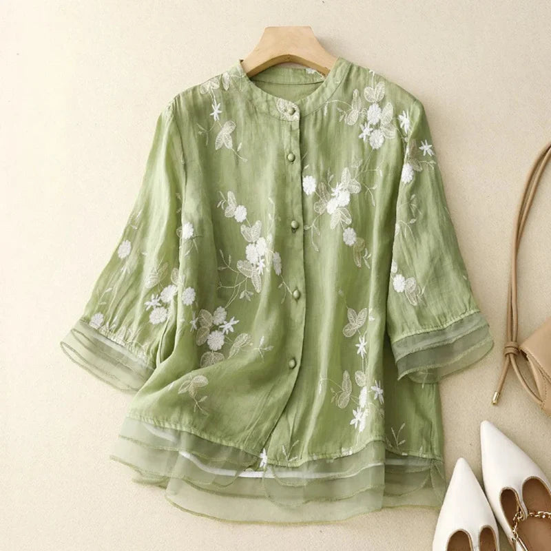 Lauri™ - Embroidered Blouse