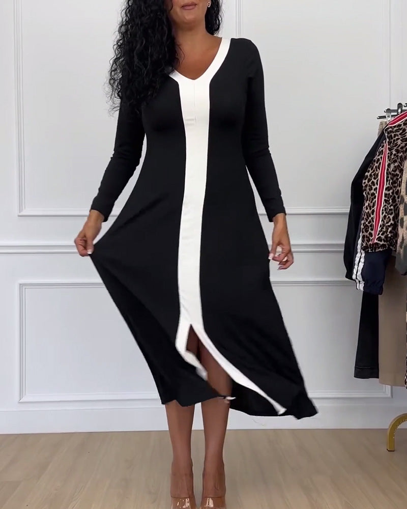 Gabrielle™ - Elegant Fall Winter Knit Dress