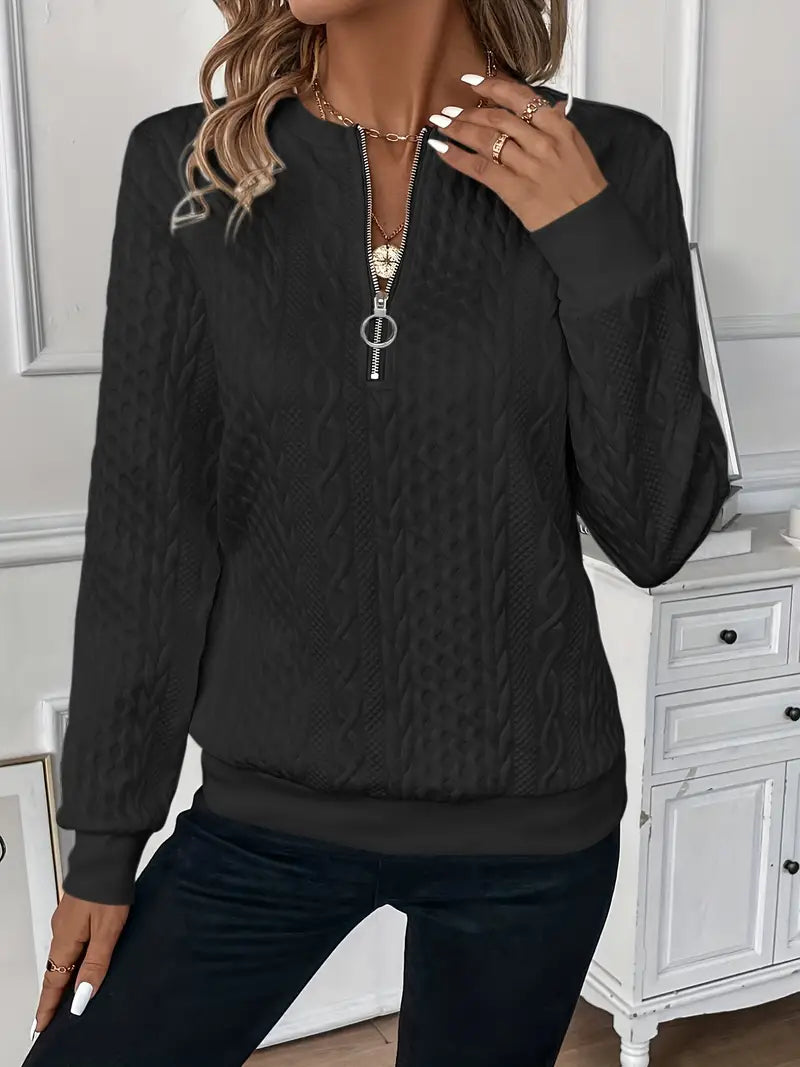 Kimberly™ - Sweater with Zipper