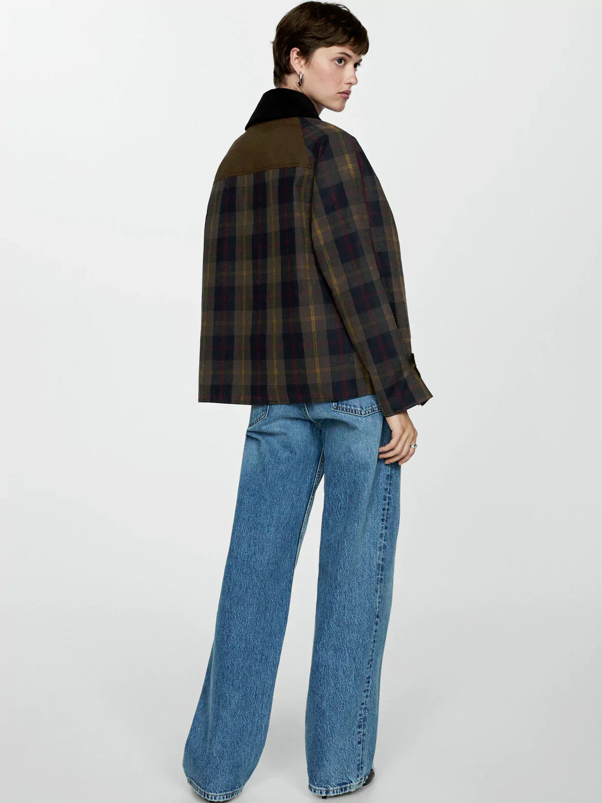 Jolijn™ - Women's Checked Straight Jacket