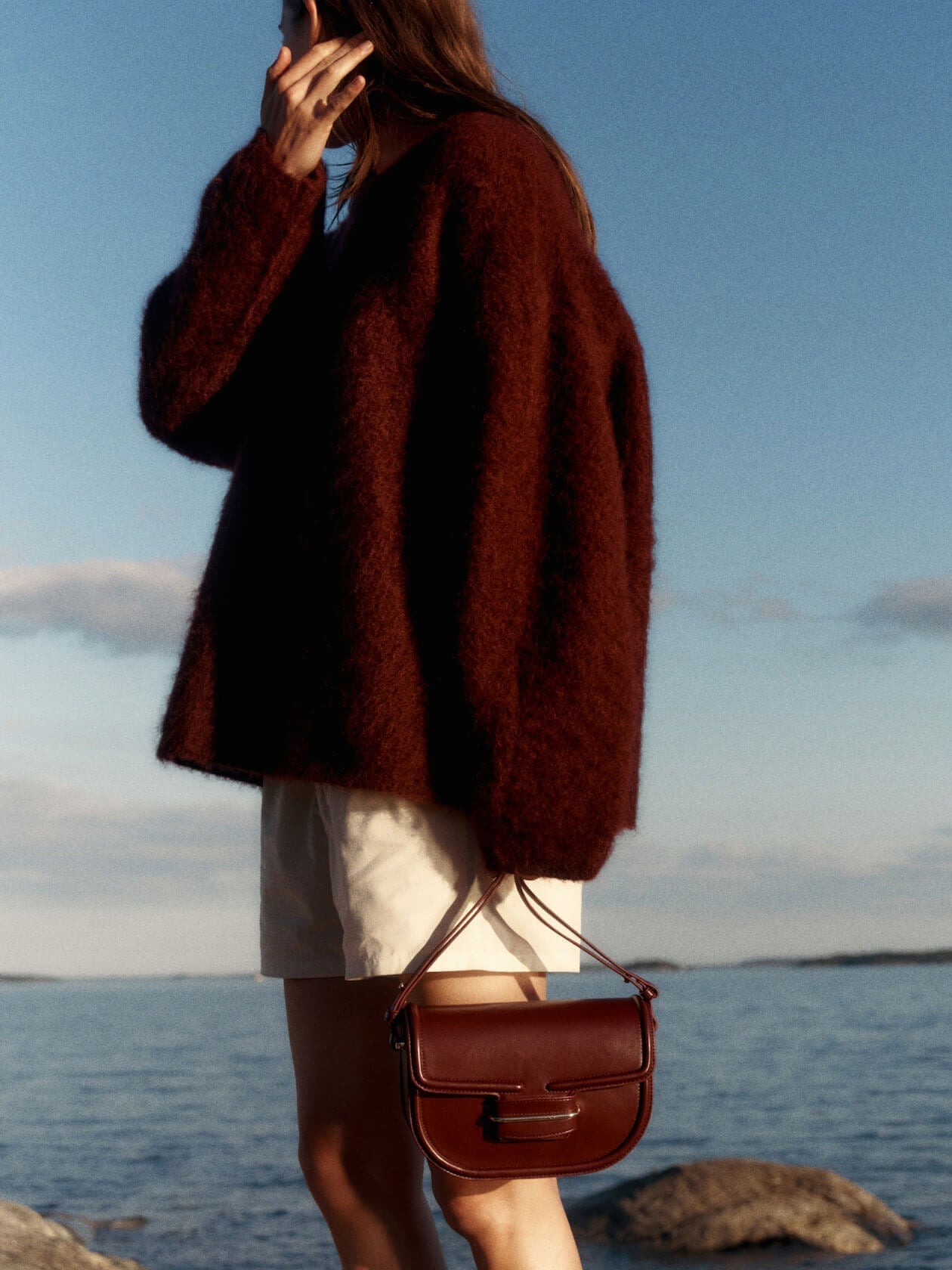 Mirjam™ - Mohair Blend Oversized Sweater and Skirt Set
