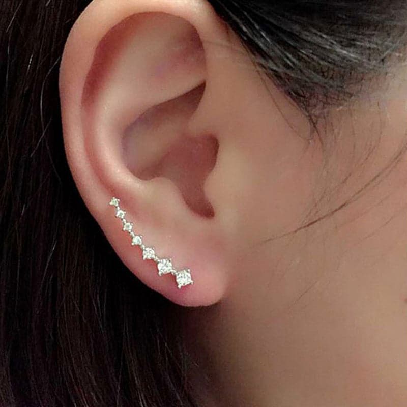 Océane™ - Seven sparkling stars earrings