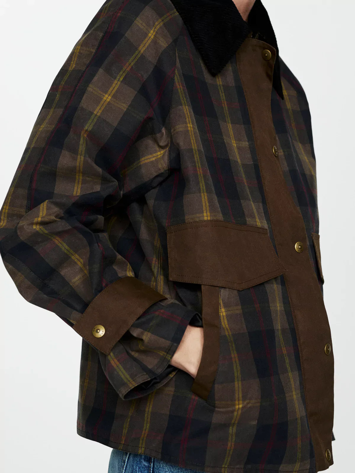 Jolijn™ - Women's Checked Straight Jacket