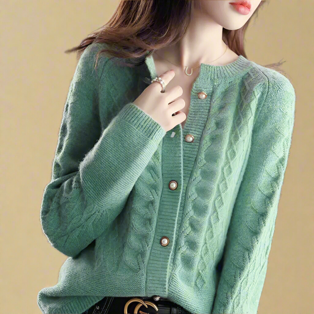 Alexandrine™ - Women's Crew Neck Wool Vest
