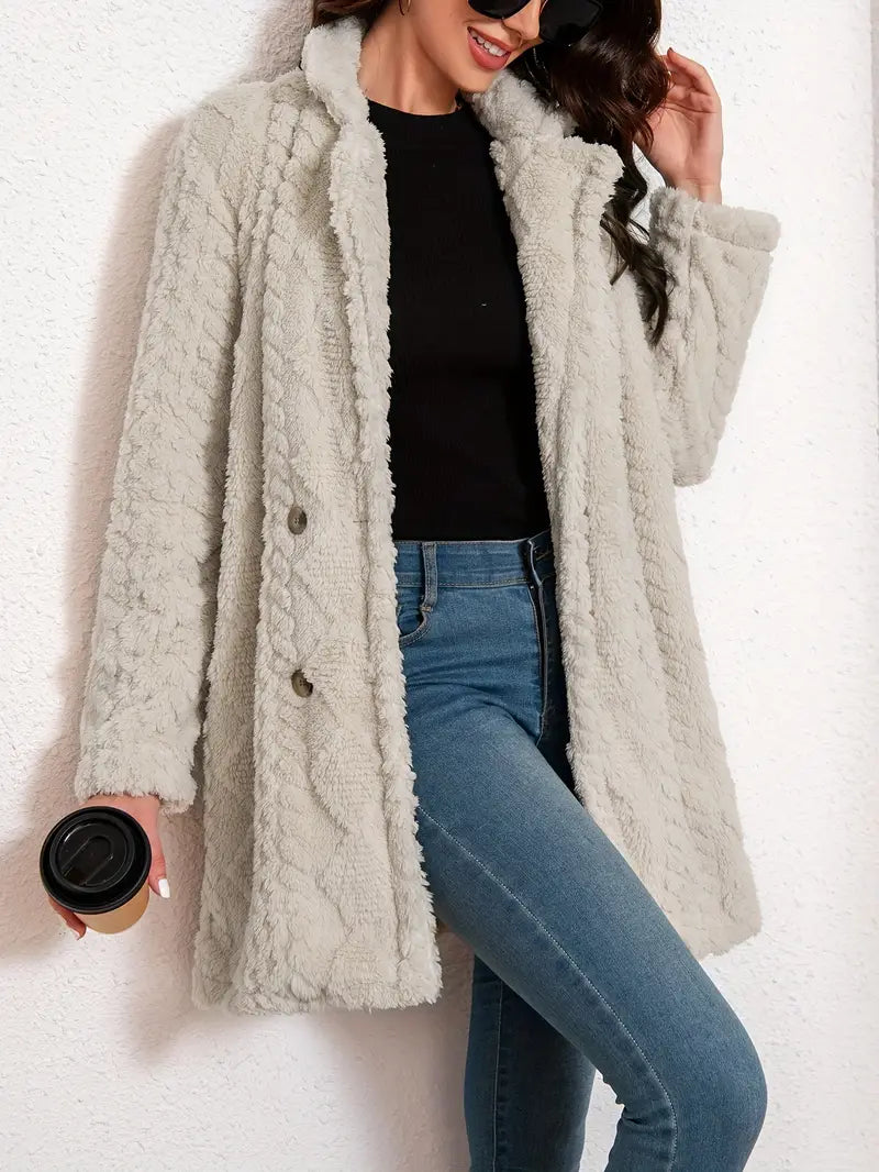 Léa™ - Women's Faux Fur Coat