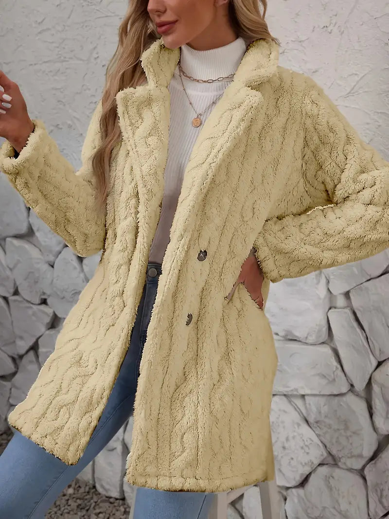 Léa™ - Women's Faux Fur Coat