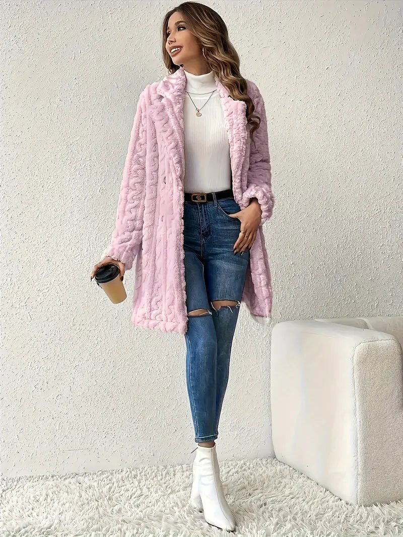 Léa™ - Women's Faux Fur Coat