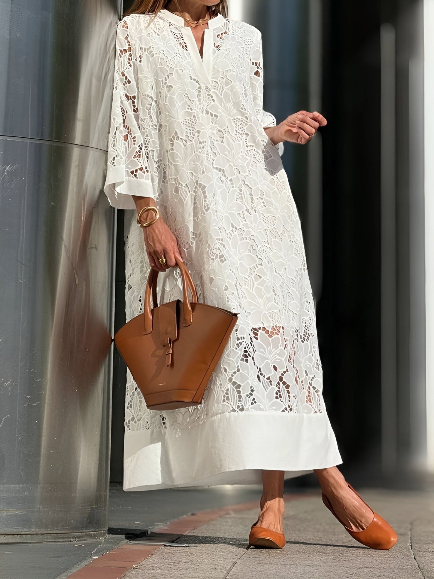 Liv™ - Women's Embroidered Lace Dress