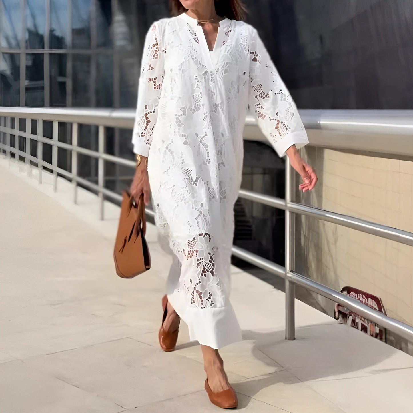 Liv™ - Women's Embroidered Lace Dress