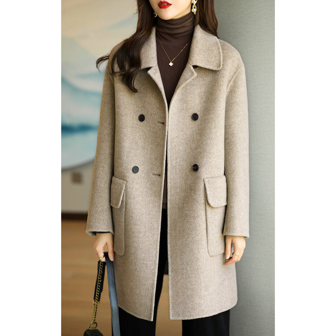 Marie™ - Elegant and Modern Long Coat