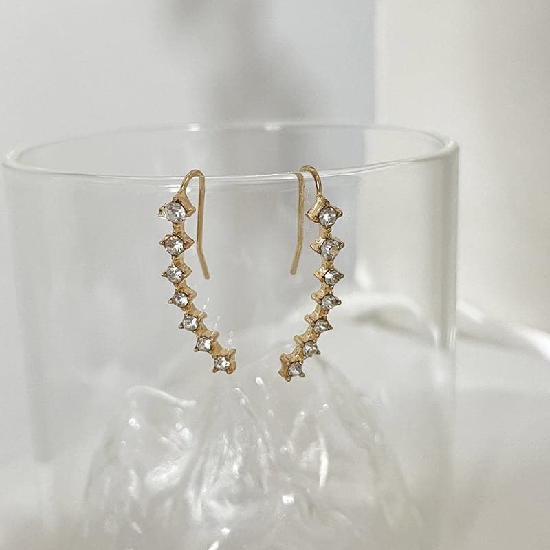 Océane™ - Seven sparkling stars earrings
