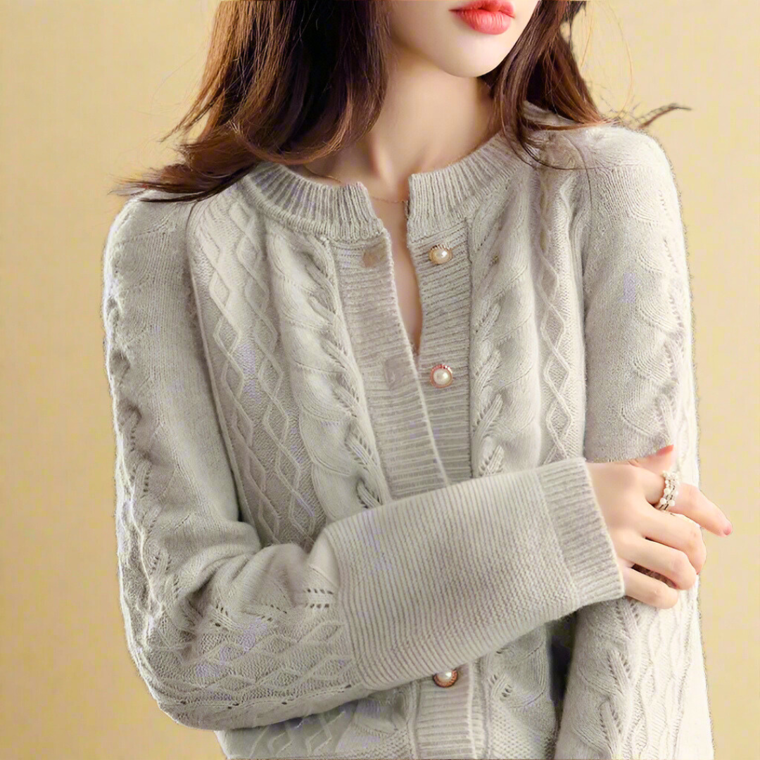 Alexandrine™ - Women's Crew Neck Wool Vest