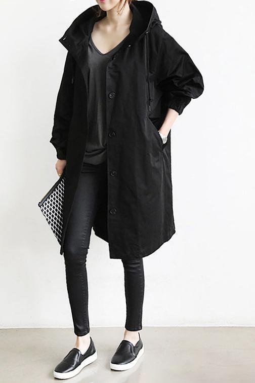 Henriette™ - Elegant women's long cardigan with collar and pockets