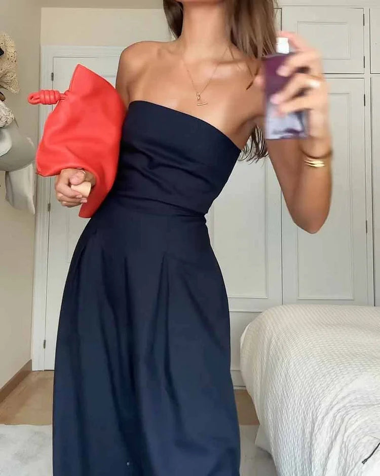 Marta™ - Elegant Off-Shoulder Jumpsuit
