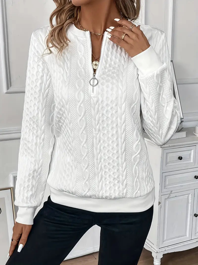 Kimberly™ - Sweater with Zipper