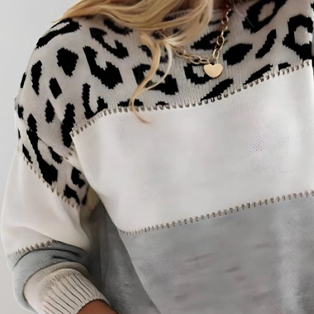 Bernadetta™ - Trendy and comfortable leopard sweater