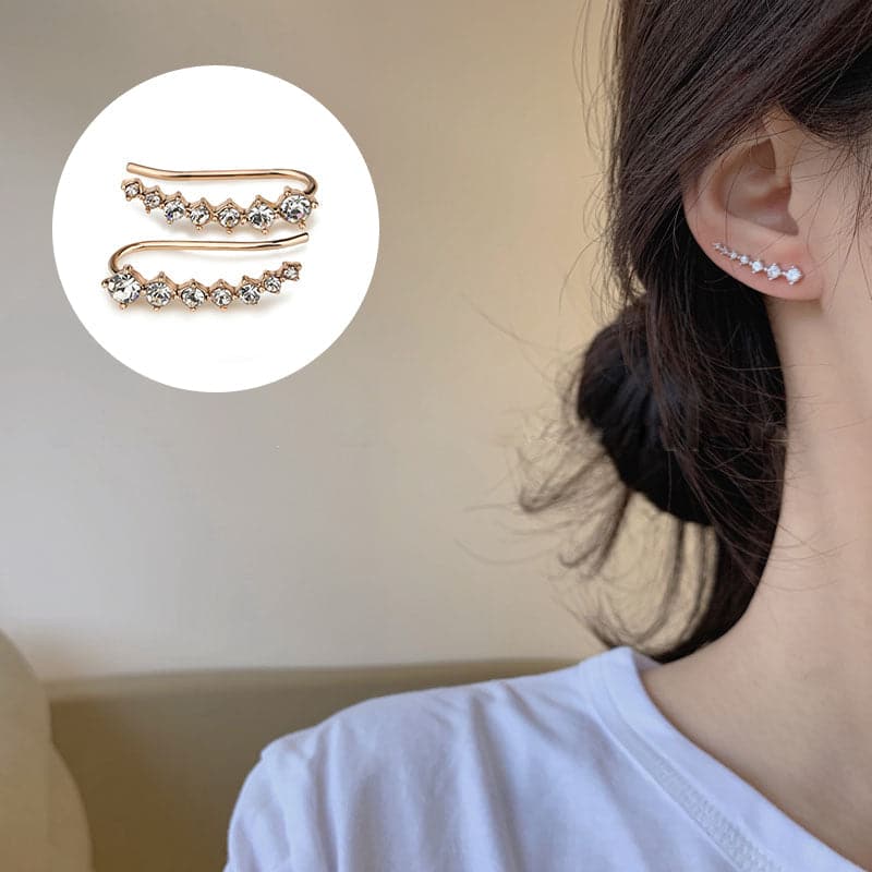 Océane™ - Seven sparkling stars earrings