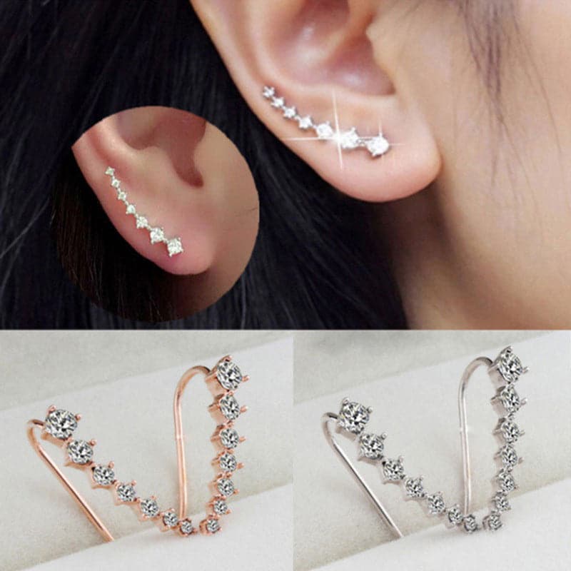 Océane™ - Seven sparkling stars earrings