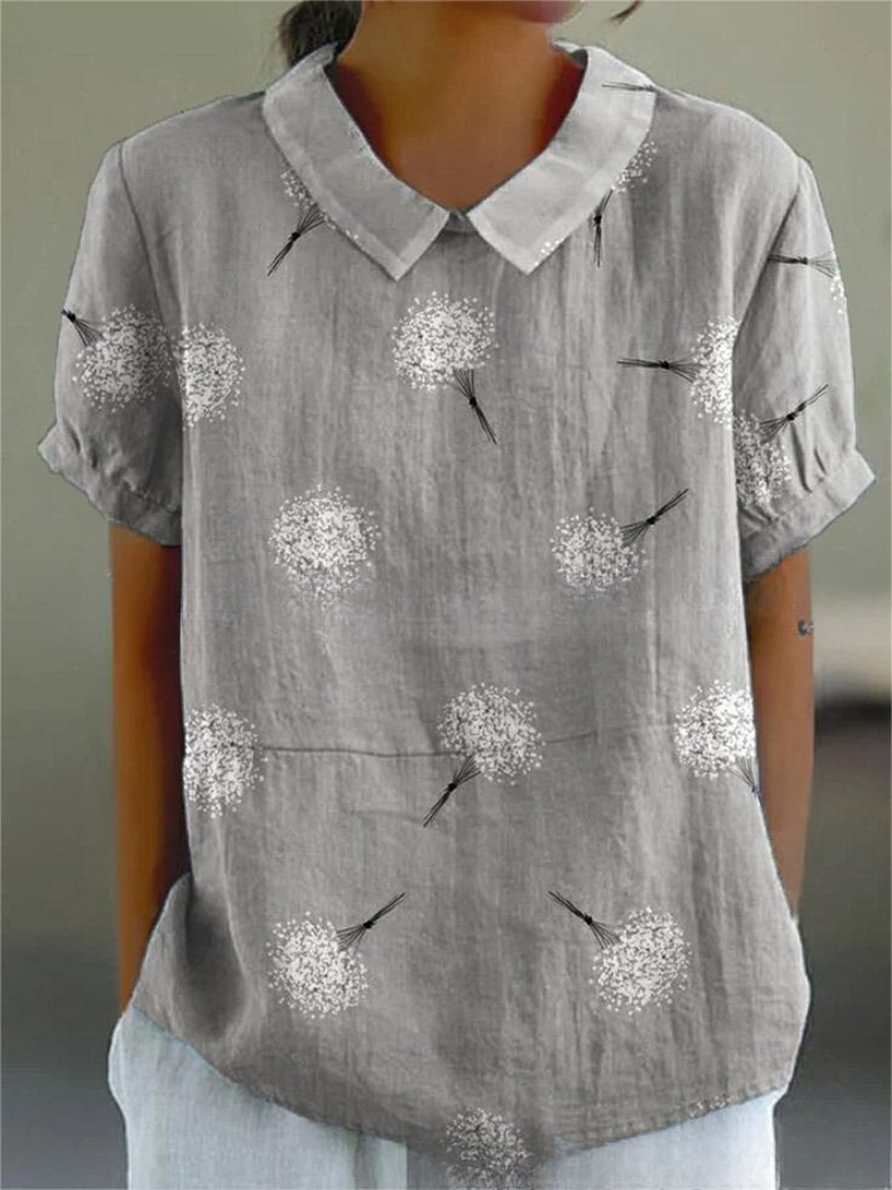 Ombeline™ - Elegant floral shirt