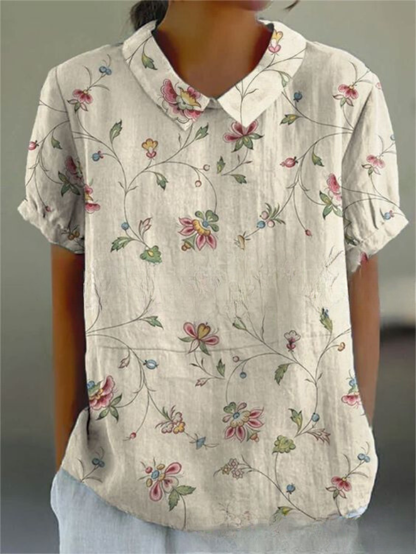 Ombeline™ - Elegant floral shirt