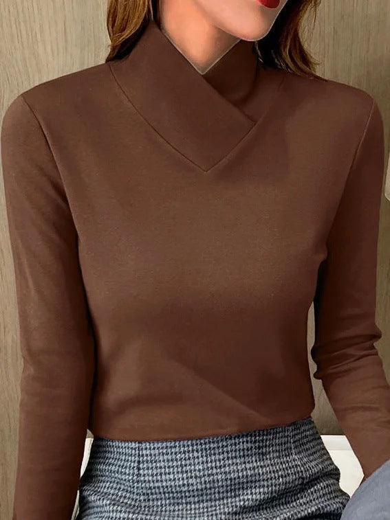 Melanie™ - Elegant Mock Neck Sweater