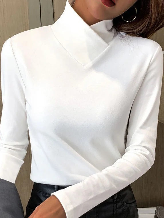 Melanie™ - Elegant Mock Neck Sweater
