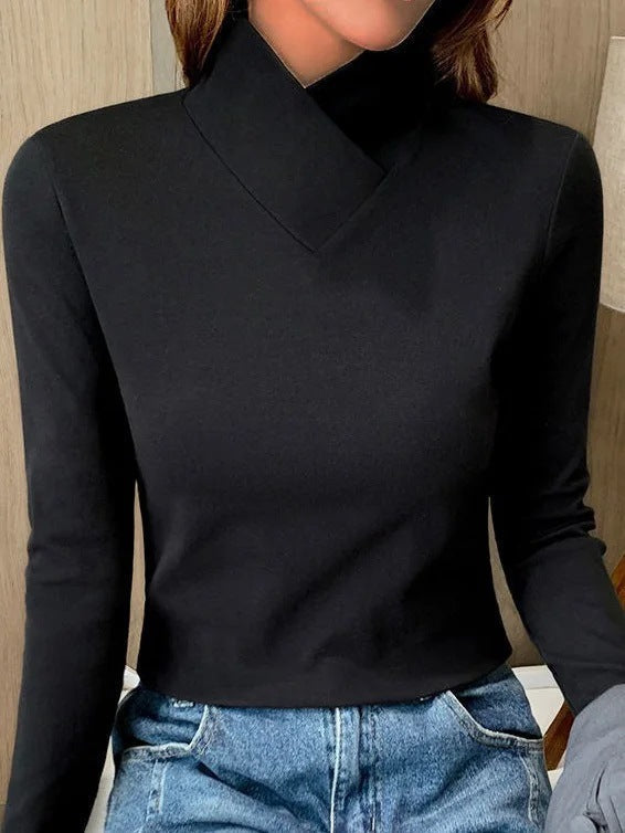 Melanie™ - Elegant Mock Neck Sweater