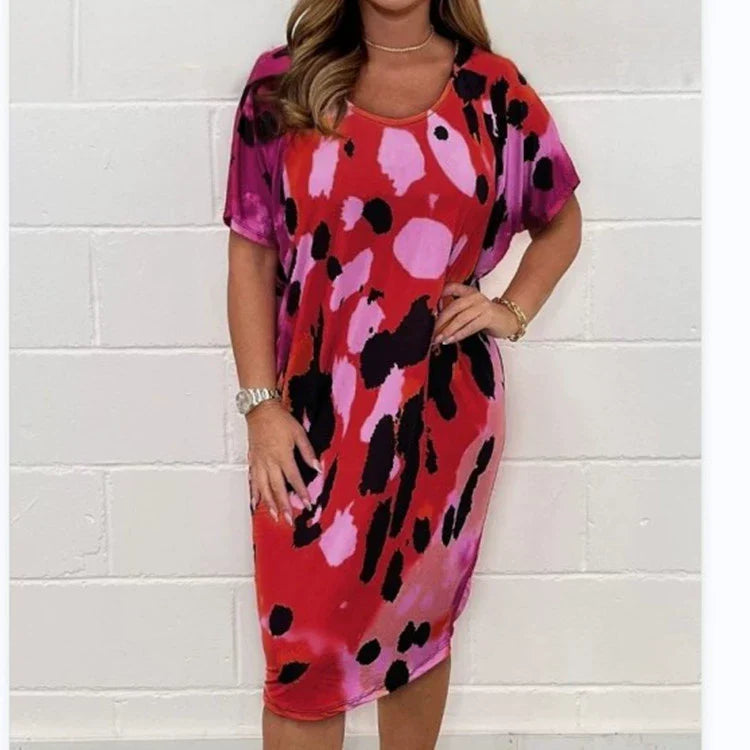 Louisa™ - Leopard Print Loose Casual Dress
