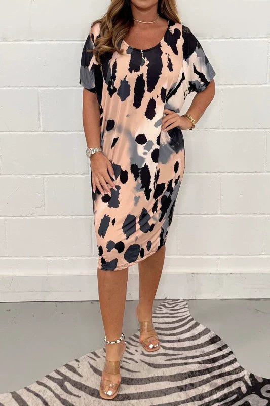 Louisa™ - Leopard Print Loose Casual Dress