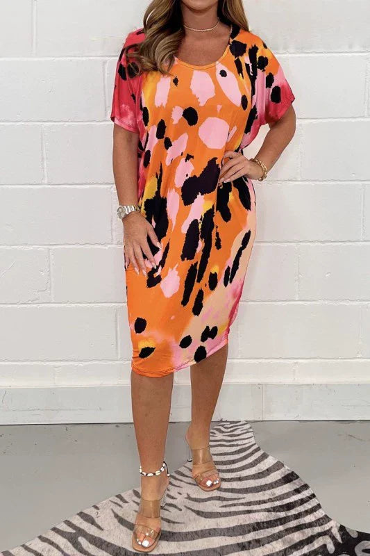 Louisa™ - Leopard Print Loose Casual Dress