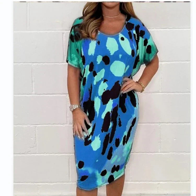 Louisa™ - Leopard Print Loose Casual Dress