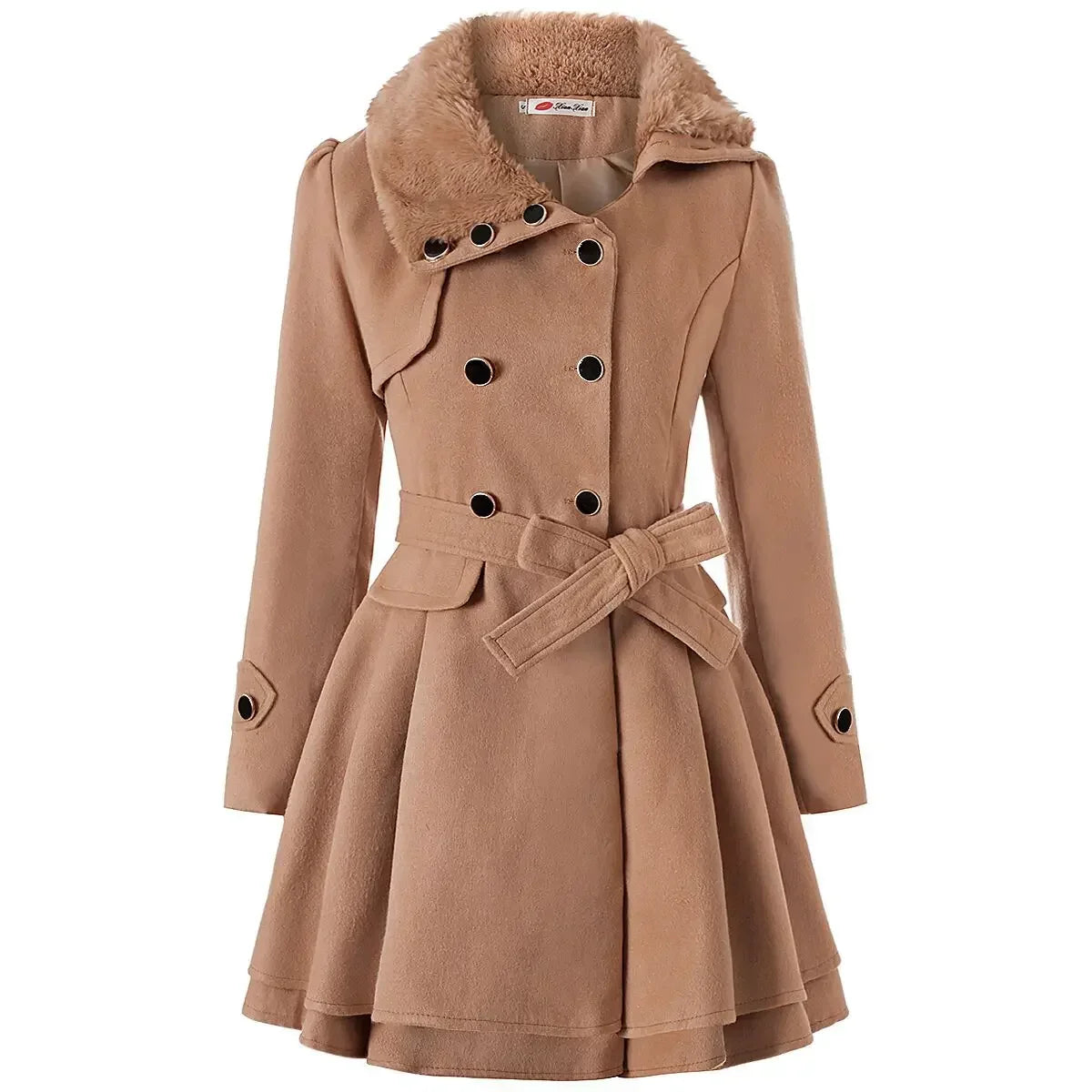 Mila™ - Slim Wool Coat Elegance and Warmth