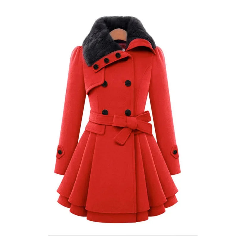 Mila™ - Slim Wool Coat Elegance and Warmth